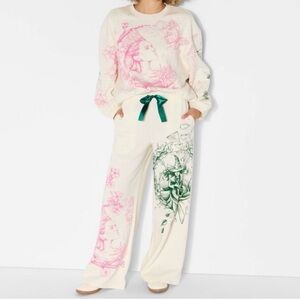 Wicked Women’s XL Sweatshirt & XL Joggers x Katie Kime Good/Bad Complete Set NWT